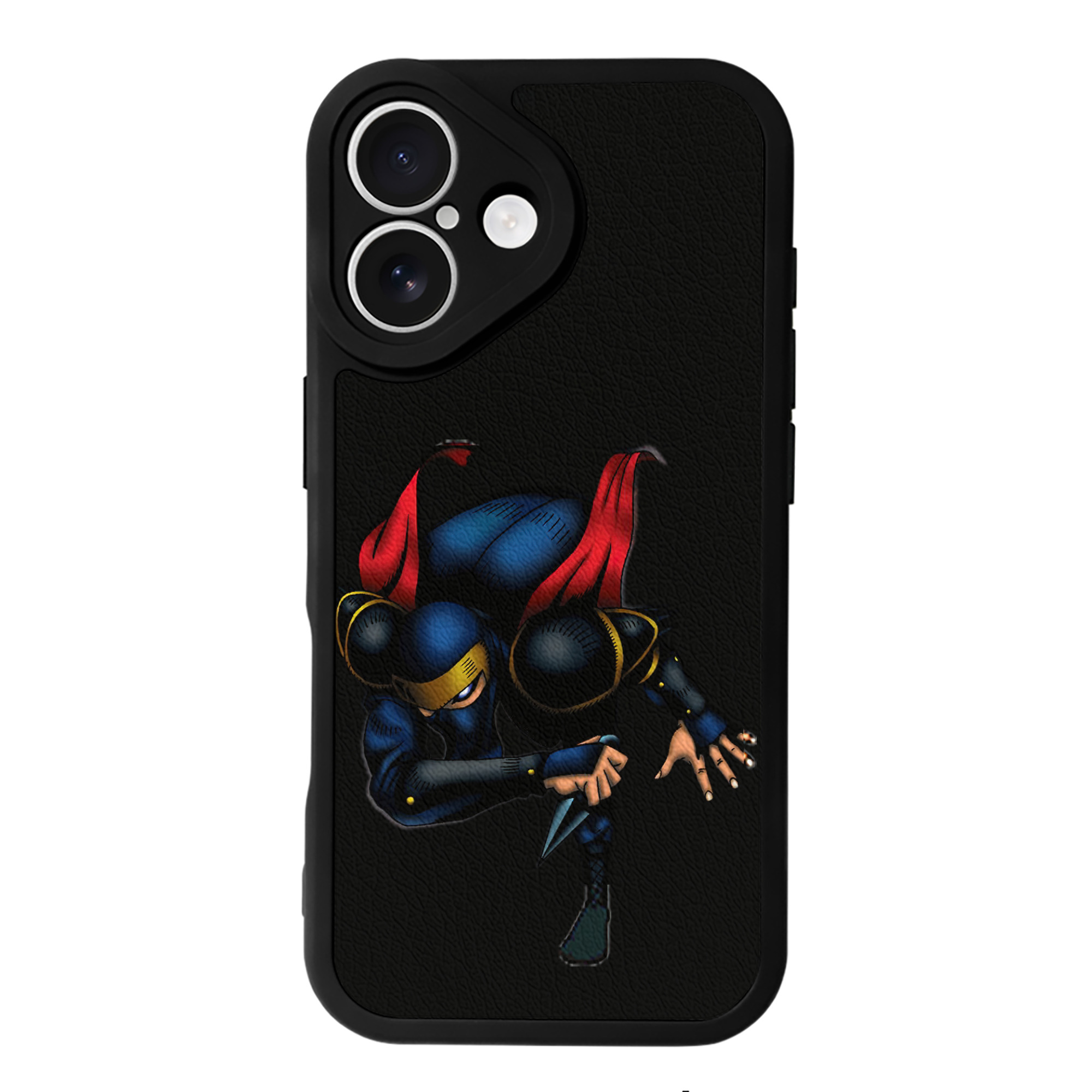 遊☆戯☆王 Yu-Gi-Oh! 【iPhone 16シリーズ対応】シリコンスマホケース（レザー調） 材質：シリコン